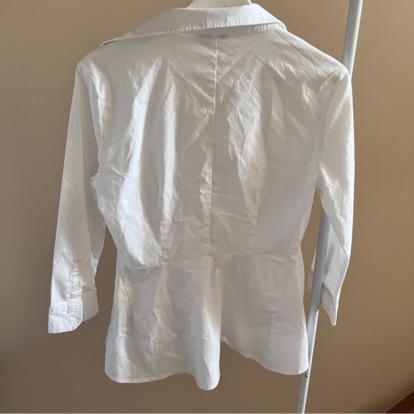 White cotton button up - Picture 3 of 6